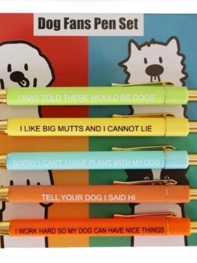 DOG FANS PEN SET